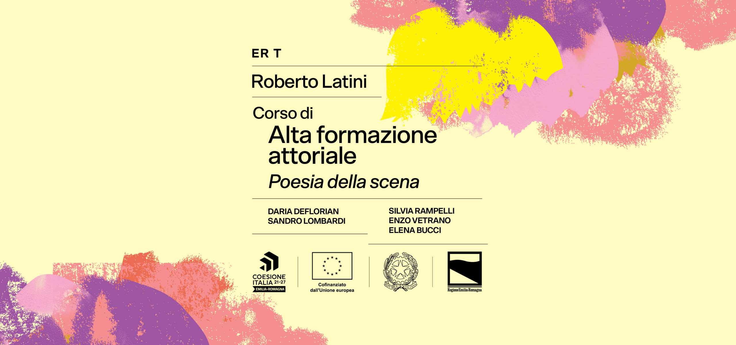 Bando di selezione per il Corso di Alta Formazione Attoriale Poesia della Scena